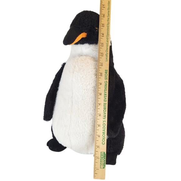 Kellytoy Jazwares Penguin Plush Stuffed Animal 18" Black White Orange Beak - Picture 2 of 16